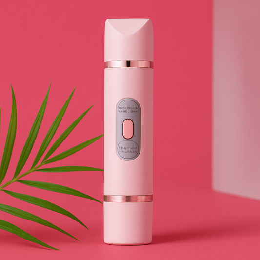 ✨ Painless Dual-Head Electric Shaver – Women’s Epilator & Bikini Trimmer 💖 Smooth Hair Removal for Face, Underarms, Legs & Bikini Line 🌸