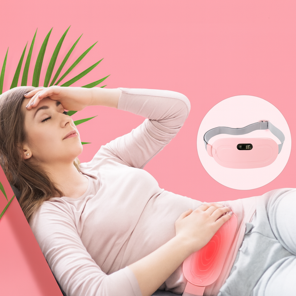 Menstrual Heating Waist Belt – Period Pain Relief with Heat & Massage