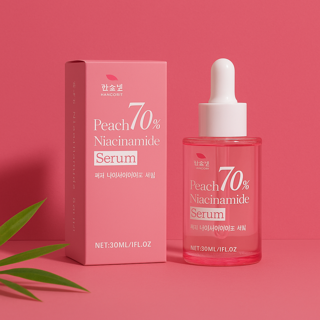 Peach Niacinamide Serum – Brighter, Hydrated Skin 🍑✨