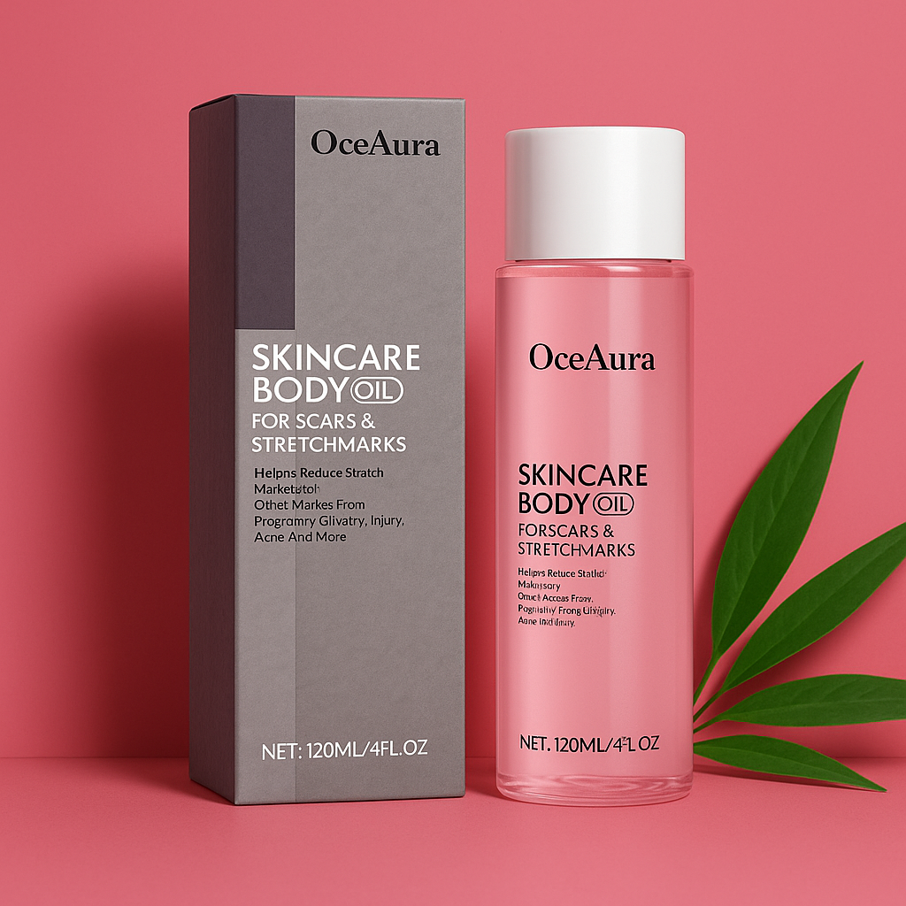 Body Oil for Scars & Stretch Marks – Smoother Skin Naturally 💧