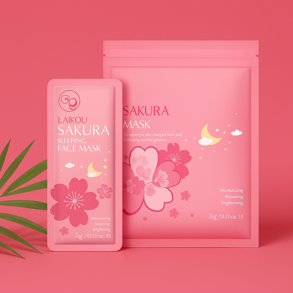 Sakura Sleeping Mask – Hydrate & Brighten Overnight 🌸